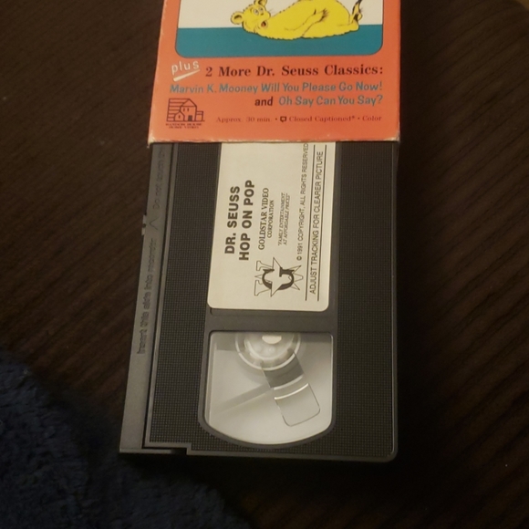 Dr. Seuss Hop on Pop VHS 1989 - Picture 3 of 3